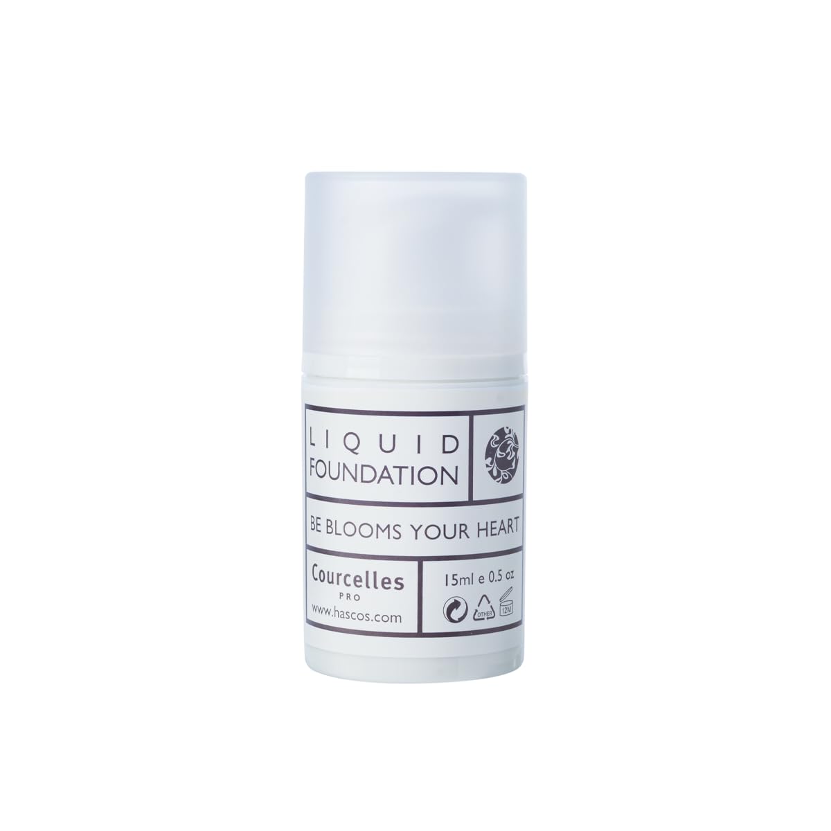 [Courcelles] Liquid Foundation 15ml (0.507oz) [K-Beauty] Made in Korea (NO.100-White Pink)