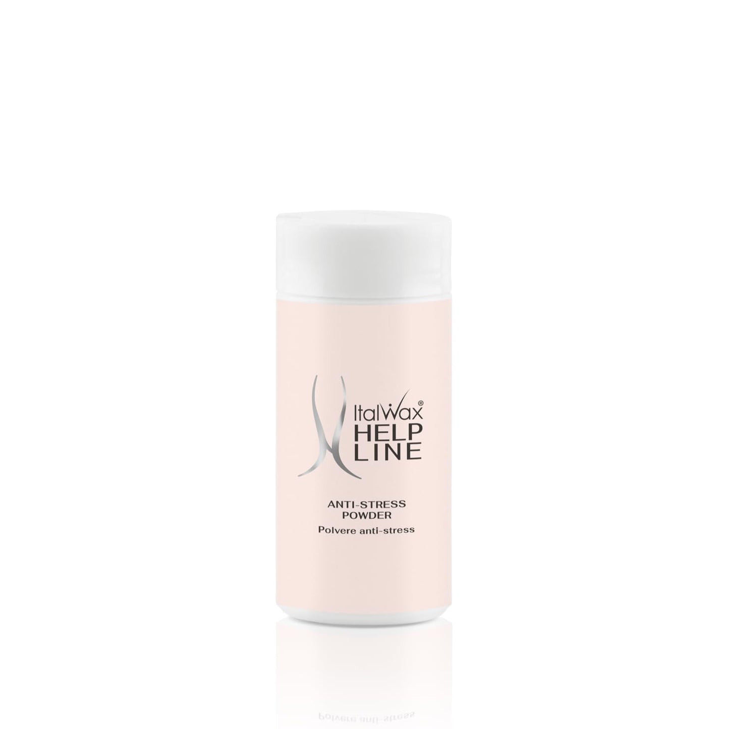 Italwax Help Line Anti-Stress Powder 1.06 oz (30g) – Calamine Soothing Formula – Reduces Redness After Waxing – Protects and Calms Sensitive Skin – for Professional and Home Use