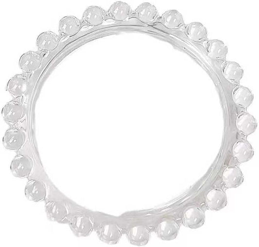 Nail Art Palette Clear Glass Nail Art Color Mixing Plate Nail Art Display Board Cosmetic Mixing Tray Manicure Tool for Home and Salon Use, 1 Piece