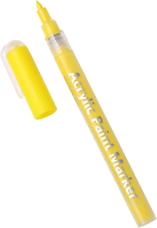 Nail Polish Pen, 1 PCS Nail Art Pen, Nail Pencil, DIY Drawing Painting Pen, for Nails DIY (Yellow)