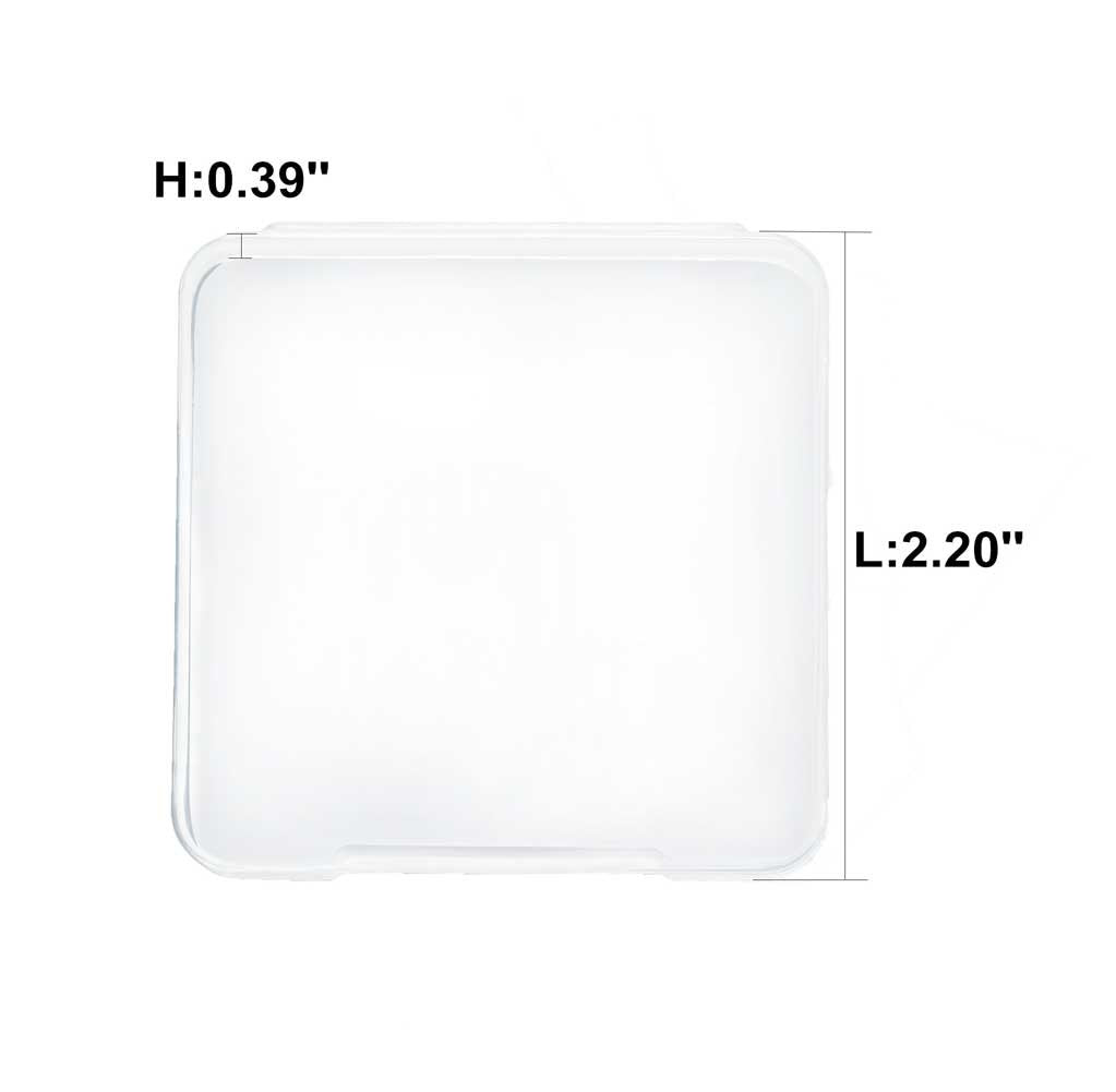 OWLFAVO 2pcs Round Makeup Sponges with 1 Travel Case, Beauty Face Primer Compact Powder Puff, Blender Sponge Replacement for Cosmetic Flawless Foundation, Sensitive and All Skin Types