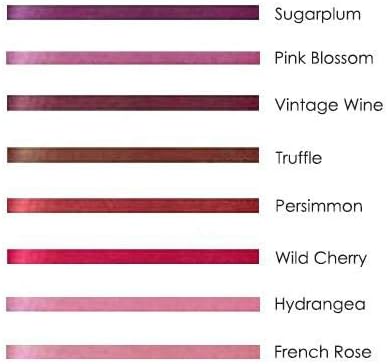 Lauren Brooke Cosmetiques All Natural Lip Liner Pencils, Organic Makeup (Persimmon)