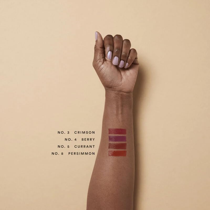 Olio E Osso - Natural Lip + Cheek Balm | Natural, Non-Toxic, Clean Beauty (No. 3 Crimson, 0.35 oz | 10 g)