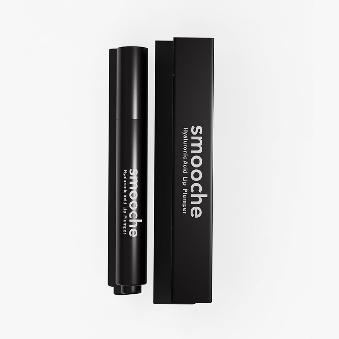 Smooche Hyaluronic Acid Lip Plumper - Hydrating & Volumizing Gloss for Soft, Smooth Lips - Natural Shine & Fine Line Reduction - Cruelty-Free Lip Care