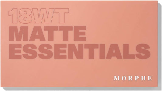 Morphe 18WT Makeup Palette - Matte Essentials Artistry Palette with Warm Toned, All-Matte Shades - Made to Build, Blend & Layer Flawlessly for Everyday, Versatile Makeup Looks (0.68 oz)