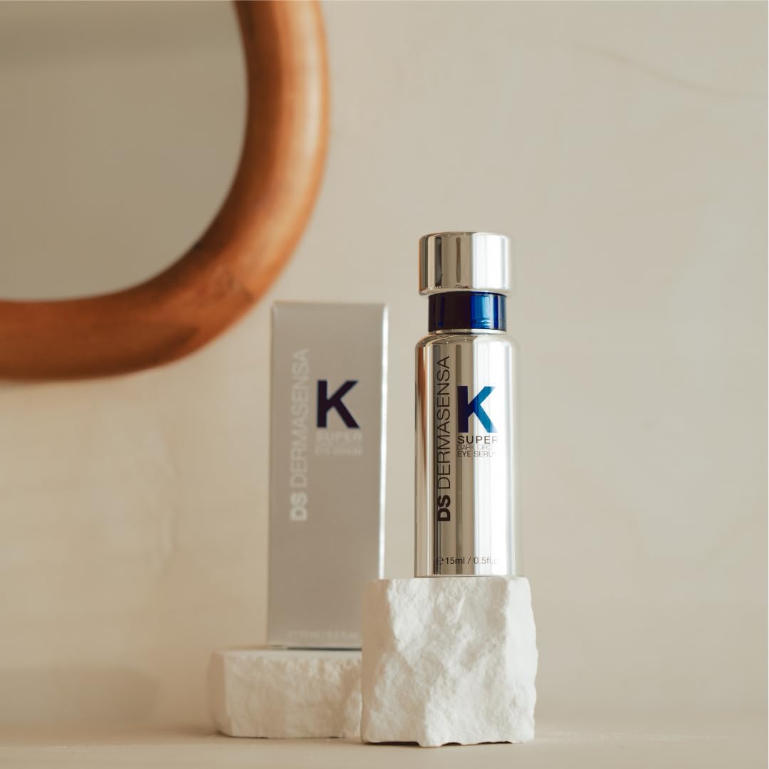 DS Dermasensa K Super Eye Serum, 0.5 fl oz (15ml) – Vitamin K & Arnica Formula for Dark Circles & Puffiness