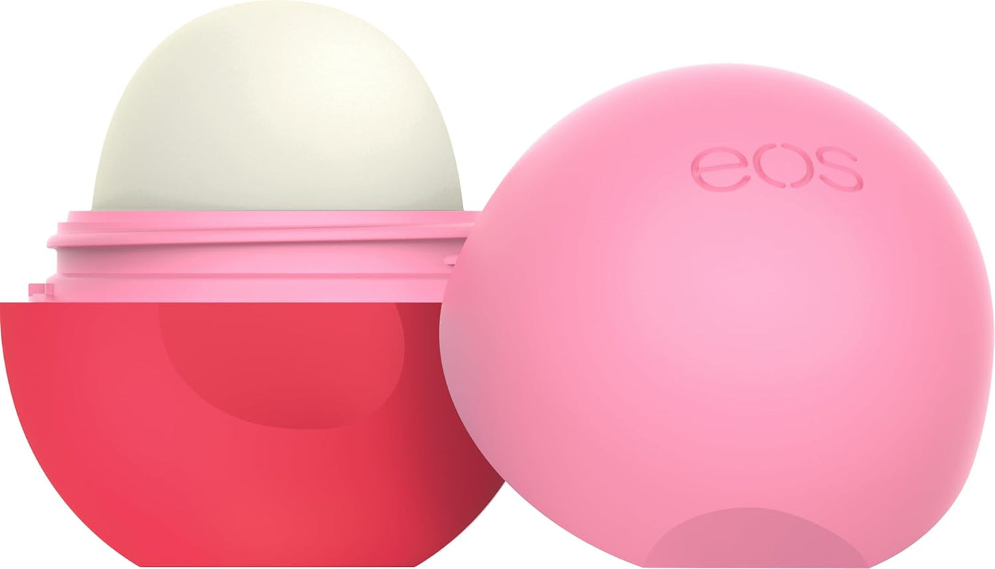 eos Natural Shea Lip Balm- Cherry Vanilla, All-Day Moisture, Made for Sensitive Skin, Shea Lip Care Products, 0.25 oz (Pack of 2)