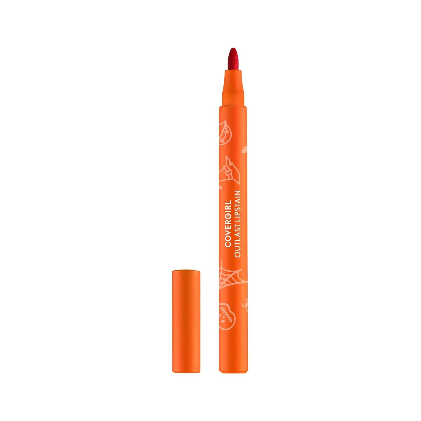 Covergirl Outlast, Pumpkin Carving, Lipstain Halloween Limited Edition, Transfer-Proof, Non-Drying, Lightweight, Buildable, 0.05oz