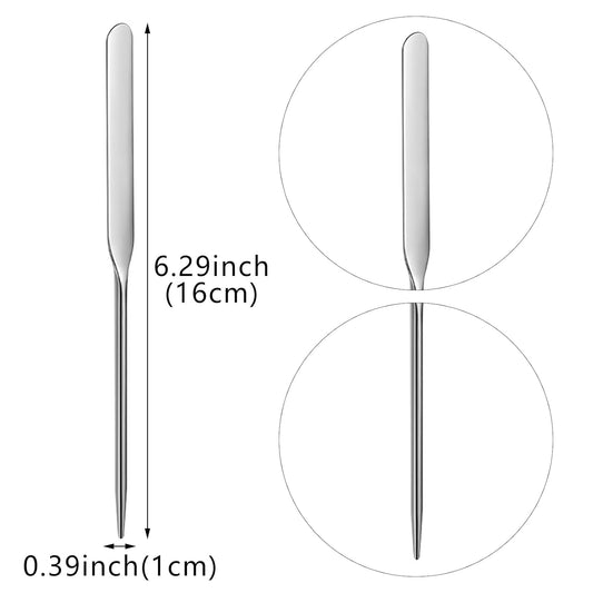 6 Pack Stainless Steel Makeup Spatula Foundation Liquid Foundation Mixer Face Cream Applicator Cosmetic Mixing Tool for Foundation Eye Shadow Cream