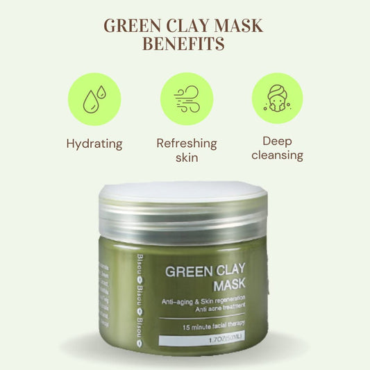 Clay, Dead Sea Mud & Charcoal Gel Face Mask Trio With Applicator, Deep cleansing Clay and Mask Applicator, Facial Therapy PH Balanced Hypo-allergenic