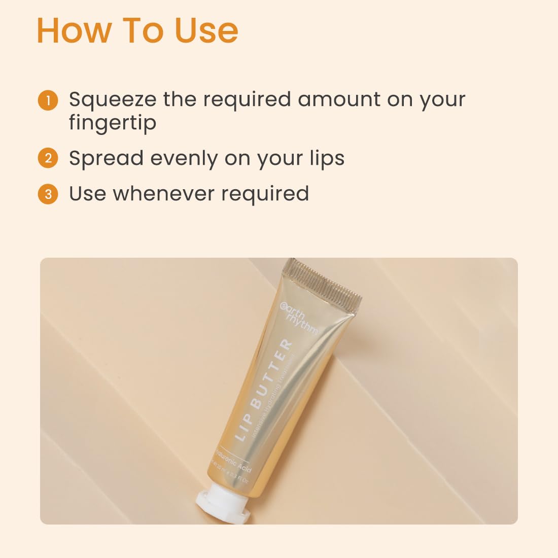 Lip Butter With Hyaluronic Acid | Prevent Dryness, Nourishes Lips, Makes Lip Soft- 10 GM