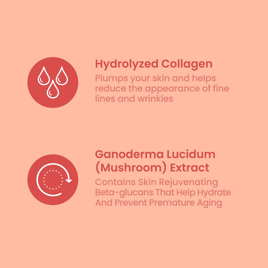 FACETORY K Beauty Face Mask Skin Care - ACE THAT FACE FIRMING COLLAGEN Sheet Mask with Collagen & Mushroom Extract | Collagen Face Mask Plumping Glowing Skin (5 Pack)