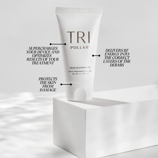 TriPollar Stop Preparation Gel 50ml - High Radio Frequency Skin Tightening Facial Machine Gel - Professional Home RF Anti-Aging Formula - Compatible Stop Devices - FDA Cleared