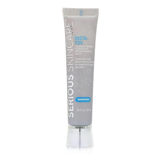 Serious Skincare INSTA-TOX Instant Wrinkle Smoothing Face Serum - Improves Appearance of Fine Lines - Temporary Skin Tightener - Line Filler .75 oz (1Pack)