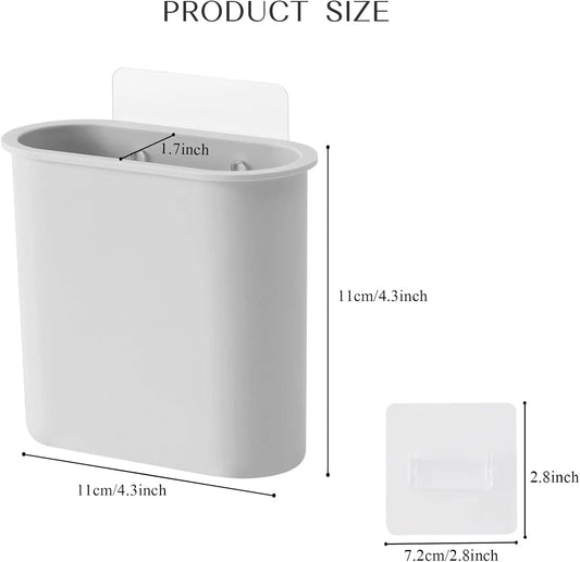 2 Packs Toothbrush Holders Wall Mounted, Self Adhesive Tooth Brush Holder for Bathroom Electric Toothbrush Toothpaste Razor Bathroom Accessories(Grey