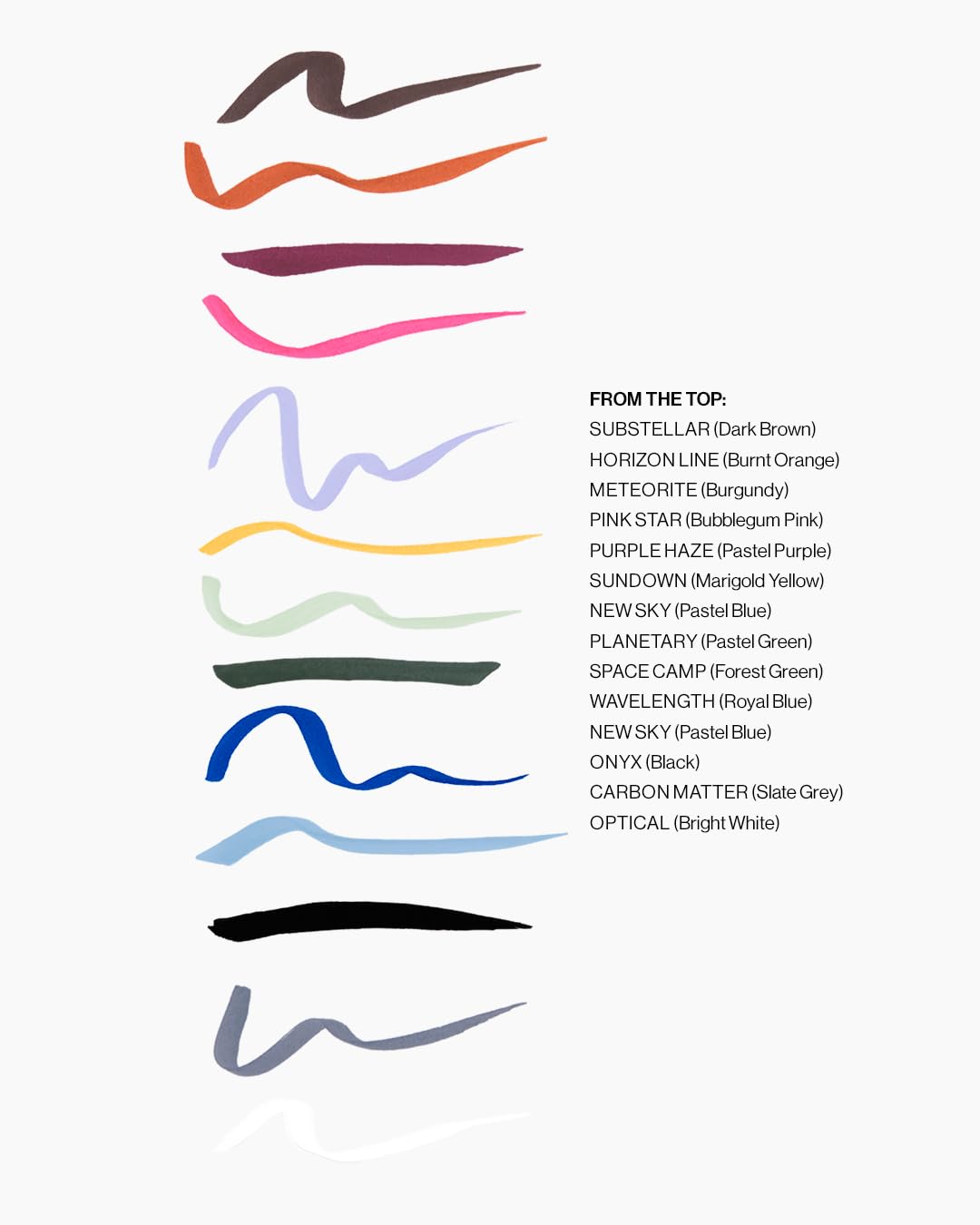 MAKE Beauty Smudge-Proof Felt Tip for Precise Application of Lines, Wings, and Graphics. Long Lasting Eye Liner, Liquid Line Waterproof Felt Tip Eyeliner- Substellar