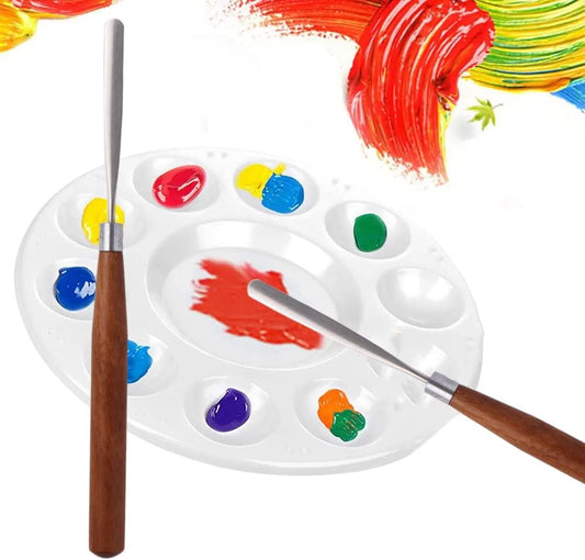 Stainless Steel Nail Art Spatula Cosmetic Makeup Palette Spatula Spoon Cream Stirring Rod Mixing Tool Manicure Accessories For Women