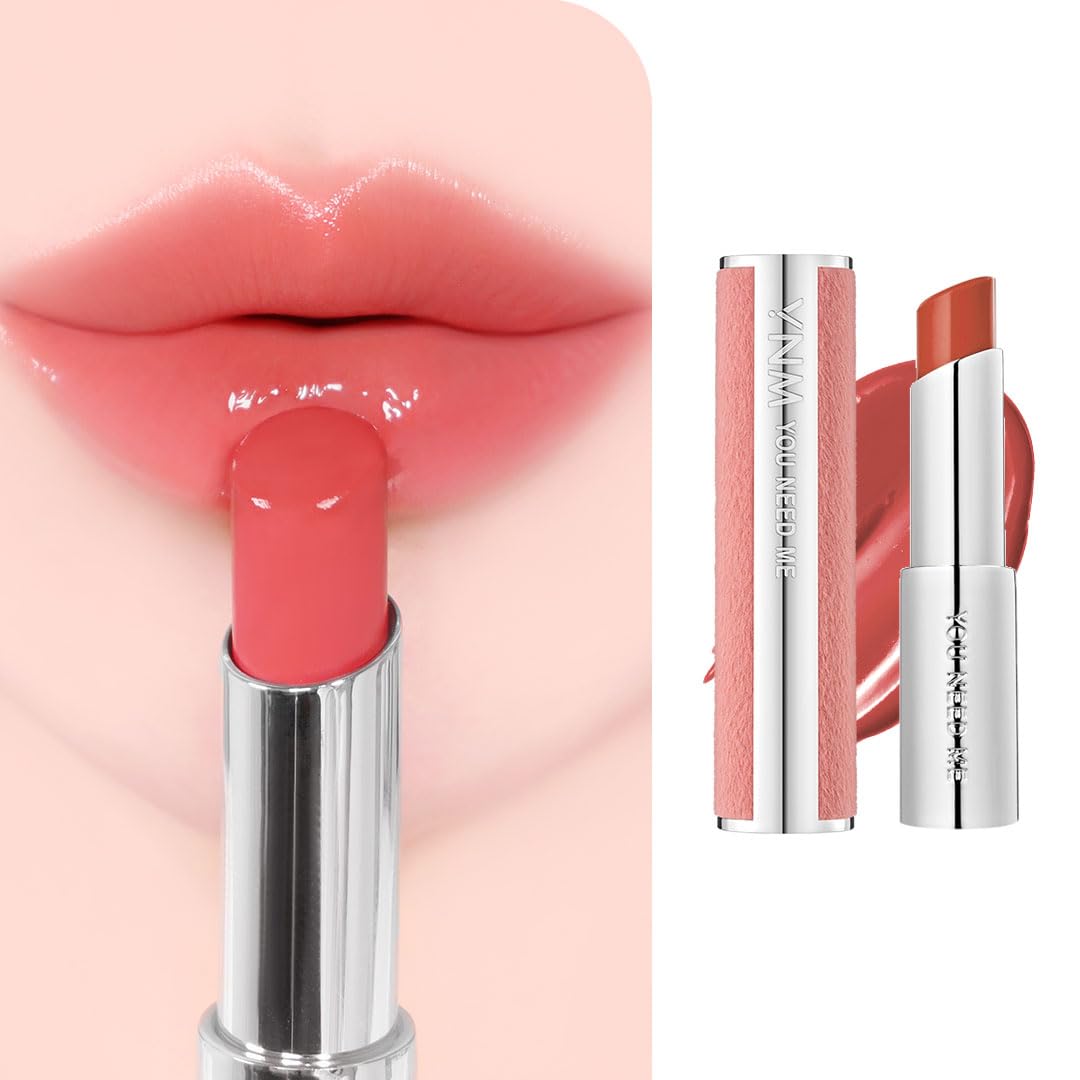 YNM Candy Gloss Balm (06 COCONUT SHELL, 3g) (+9 colors) K-beauty, Tinted, Color Lipstick Balm, Glossy, Moisture, korean, Jelly lips, Non-Sticky and Long-lasting