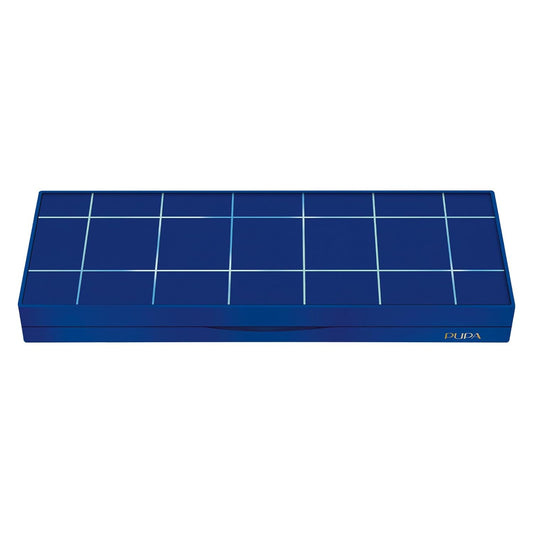 Pupa Milano Pupart S Makeup Palette, 004 Blue, 0.4 oz - Versatile Makeup Kit - Blush for Cheeks - Eyeshadow - Lip Gloss - Lip Cream - Face Makeup