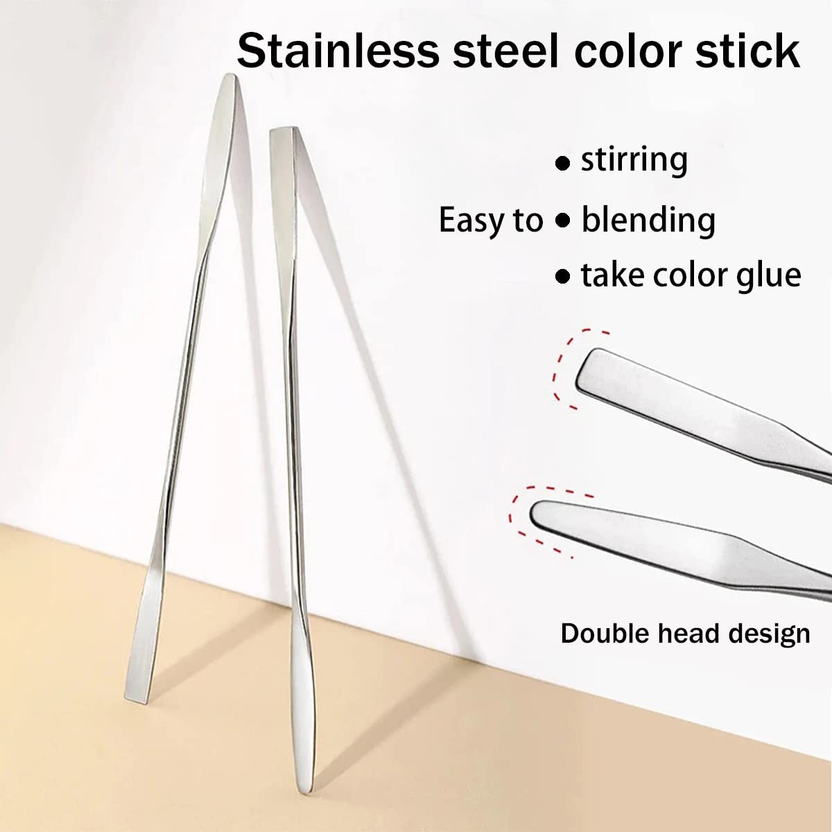 Acrylic Cosmetic Makeup Palette, 2 Pack Makeup Mixing Palette, Foundation Palette with Spatula Tool for Nail Art Eye Shadow Eyelash Makeup Professional Pigment Blending