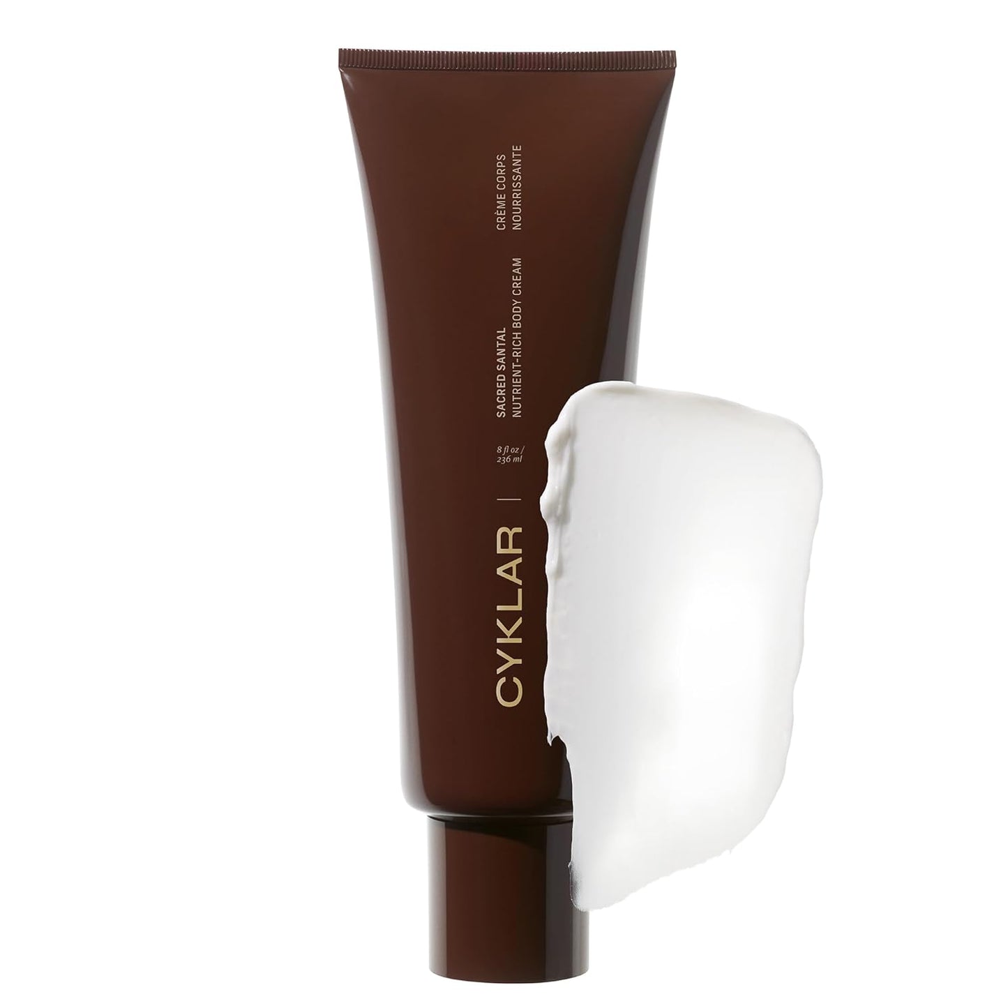 Nutrient Rich Body Cream. Sacred Santal Nourishing Moisturizer with Niacinamide and Banana Flower Extract. Deep Hydration, Thick Body Lotion, Dry Skin Cream for Women and Men, 8 Fl Oz