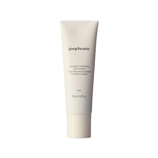 goop Beauty Exfoliating Jelly Cleanser | Face Wash to Clean & Smooth Skin | Squalane, Kakadu Plum, & Vitamin C | Moisturizes & Soothes Skin | Paraben & Silicone Free | 4 fl oz