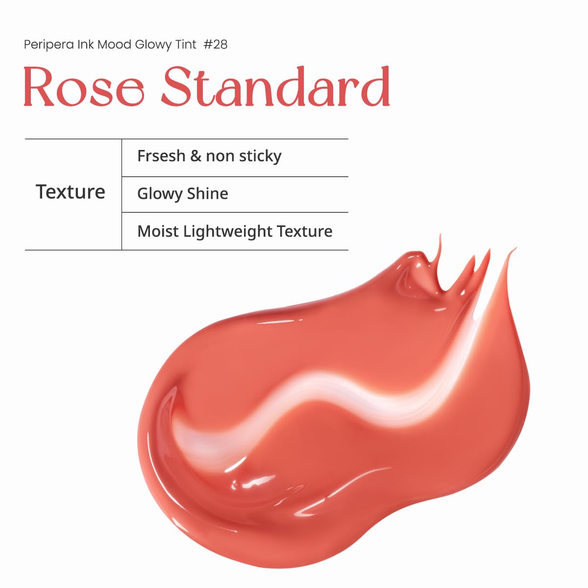 Peripera Ink Mood Glowy Tint (028 ROSE STANDARD)