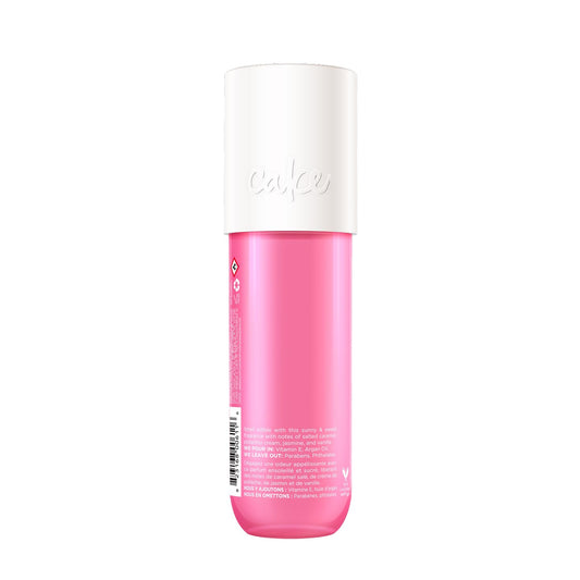 Cake Beauty Hair & Body Mist, The Finishing Touch - Pistachio & Salted Caramel Scent - Infused with Vitamin E & Argan Oil - For All Skin & Hair Types - 6.8 Fl Oz / 200 mL