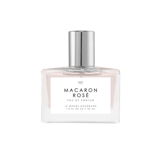 Le Monde Gourmand Macaron Rosé Eau de Parfum - 1 fl oz (30 ml) - Rose, Floral, Sugar Perfume Notes