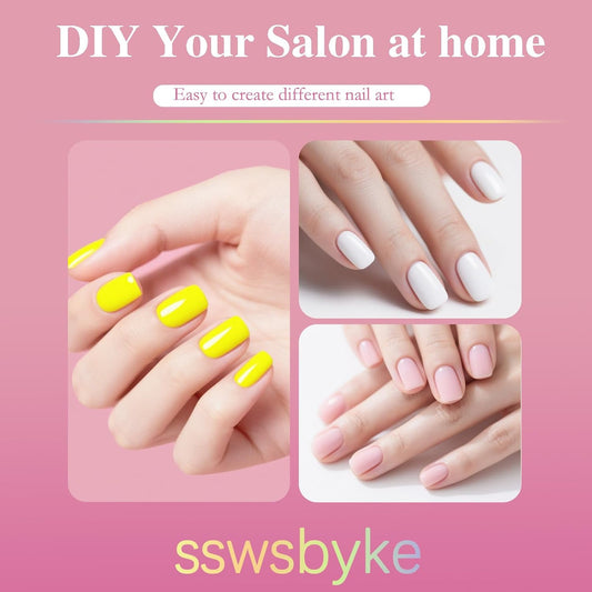 Extra Short Square Nail Tips, SSWSBYKE Gel Acrylic Nail Tips for Full Cover Pre-Shaped Fake Nails Tips Half Matte Press On Nails for Extension Home DIY Salon 300pcs 15 Sizes