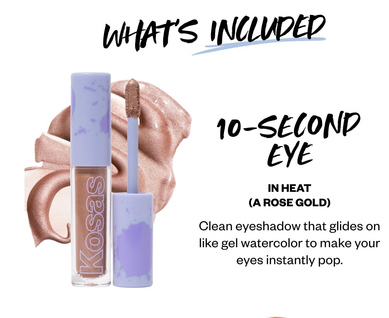 Kosas Travel Kit - lips, lashes, and cheeks. (The Ready In 5 Set)