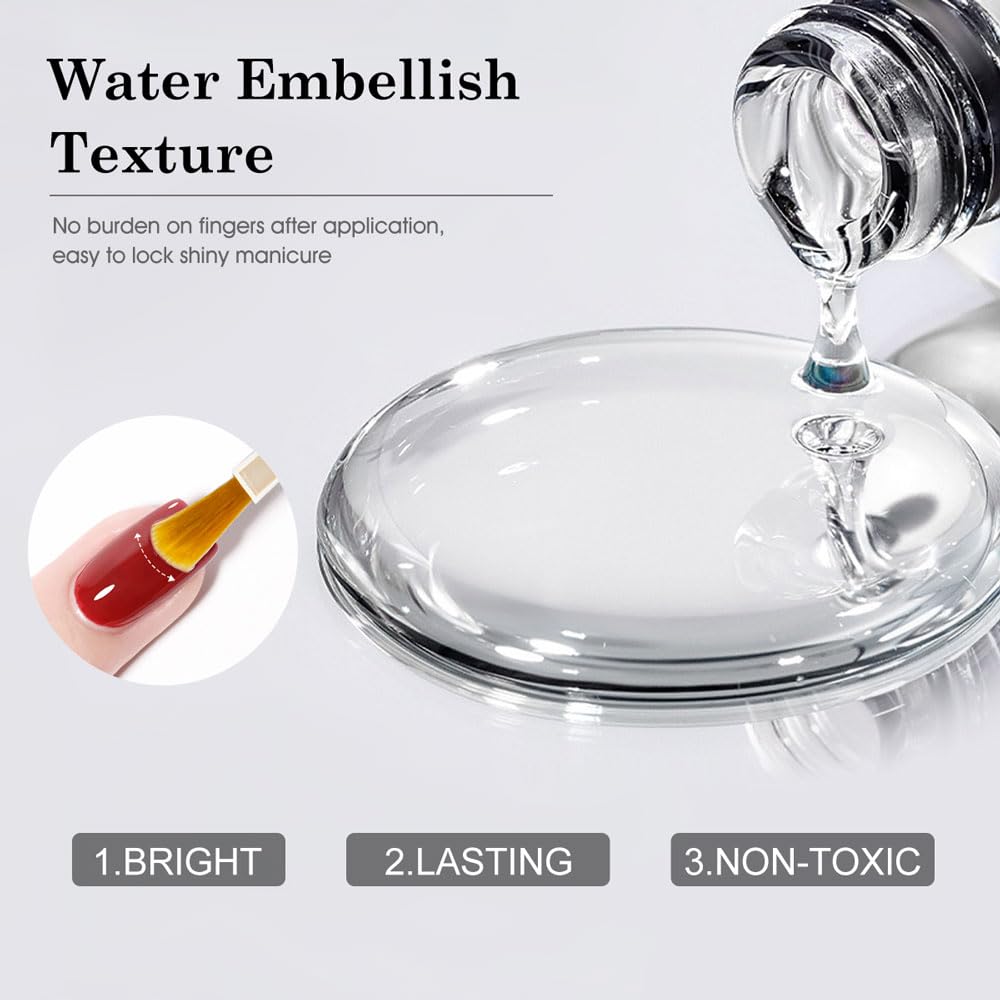 CANNI 6Pcs 9ml Hema-Free Nail Dehydrator Primer, Base Coat Reinforce Diamond Gel Top Coat and Matte Top Coat Gel Nail Polish Set, Soak Off LED Nail Gel Polish Set Nail Art Starter Manicure Salon