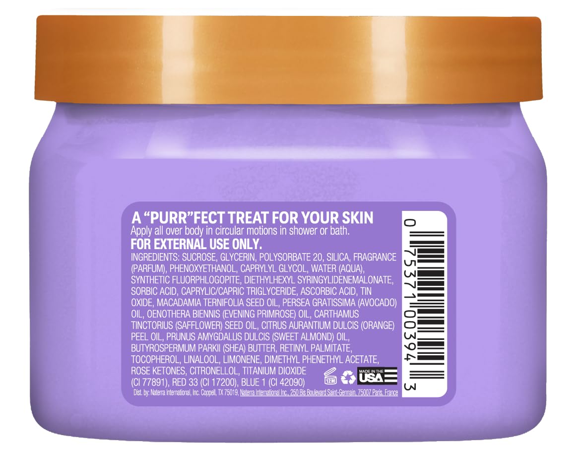 Tree Hut Shea Sugar Scrub Meyow | Exfoliating Body Scrub Removes Dead, Dry Skin for a Soft & Hydrated Feel | Nourishing Essential Body Care | 18 fl oz.