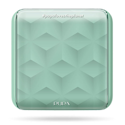 Pupa Milano Make-Up Palette S, 001 Tiffany, 0.28 oz - 7 Pan Eyeshadow Palette and Blush Palette with Matte, Shimmer Finish - Blendable Velvety Texture - Compact Travel-Friendly - Talc-Free Eye Makeup