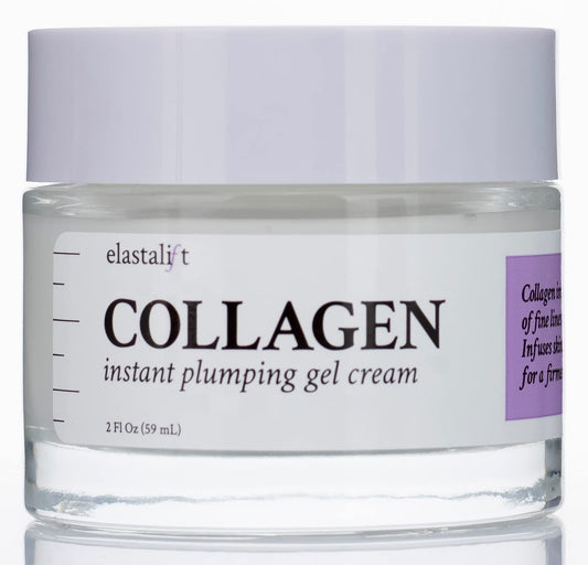 Elastalift Collagen Cream Anti Aging Plumping Lotion For Face | Concentrated Facial Collagen Lotion Skin Care Moisturizer Gel Helps Firm + Smooth Wrinkles & Fine Lines, Collagen Face Cream, 2 Fl Oz