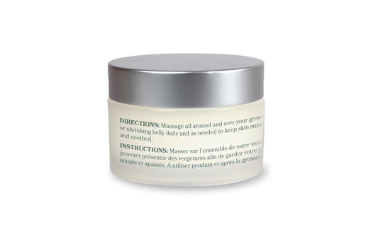 NOURISH Body Butter, Pregnancy Belly and Postpartum Skin Care, Natural Stretch Mark Cream with Shea & Cocoa Butter, Vegan, Clean & Cruelty-free, 3.4 oz