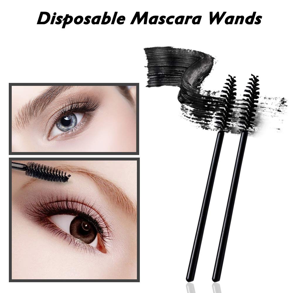 2 Styles Professional Makeup Palette with Spatula and 150 PCS Makeup Brush Kit, SourceTon Cosmetic Palette (5.9”x 3.9”) & Makeup Applicators (Mascara Wands, Lipstick Applicators, Fine Eyeliner Brush)