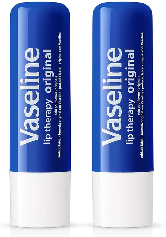 Vaseline Lip Therapy Stick with Petroleum Jelly Gift Set Includes Original, Rosy Lips and Aloe, 6 Count