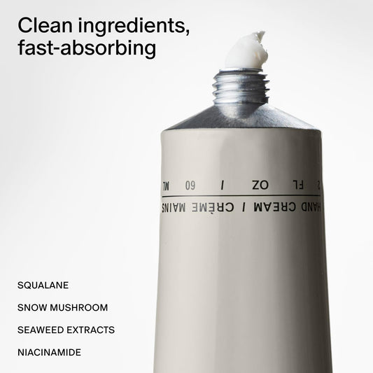 Salt & Stone Hand Cream for Women & Men | Santal & Vetiver | Hydrates, Nourishes & Softens Skin | Restores Dry Cracked Hands | Fast-Absorbing | Cruelty-Free & Vegan (2 fl oz)