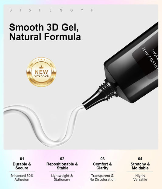 Chrome Nail Powder BISHENGYF - White Yellow Nail Chrome for Nail Art Non-Sticky Hand Hard Gel with Powder for Nails Art Home DIY