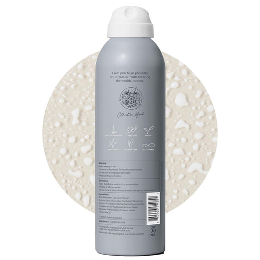 Non-Aerosol Cooling Mist w/Aloe Vera, Peppermint, Cucumber - Non-Sticky, Non-Greasy Formula, Sunburn Relief, After Sun Care, Hydrating Face & Body Spray