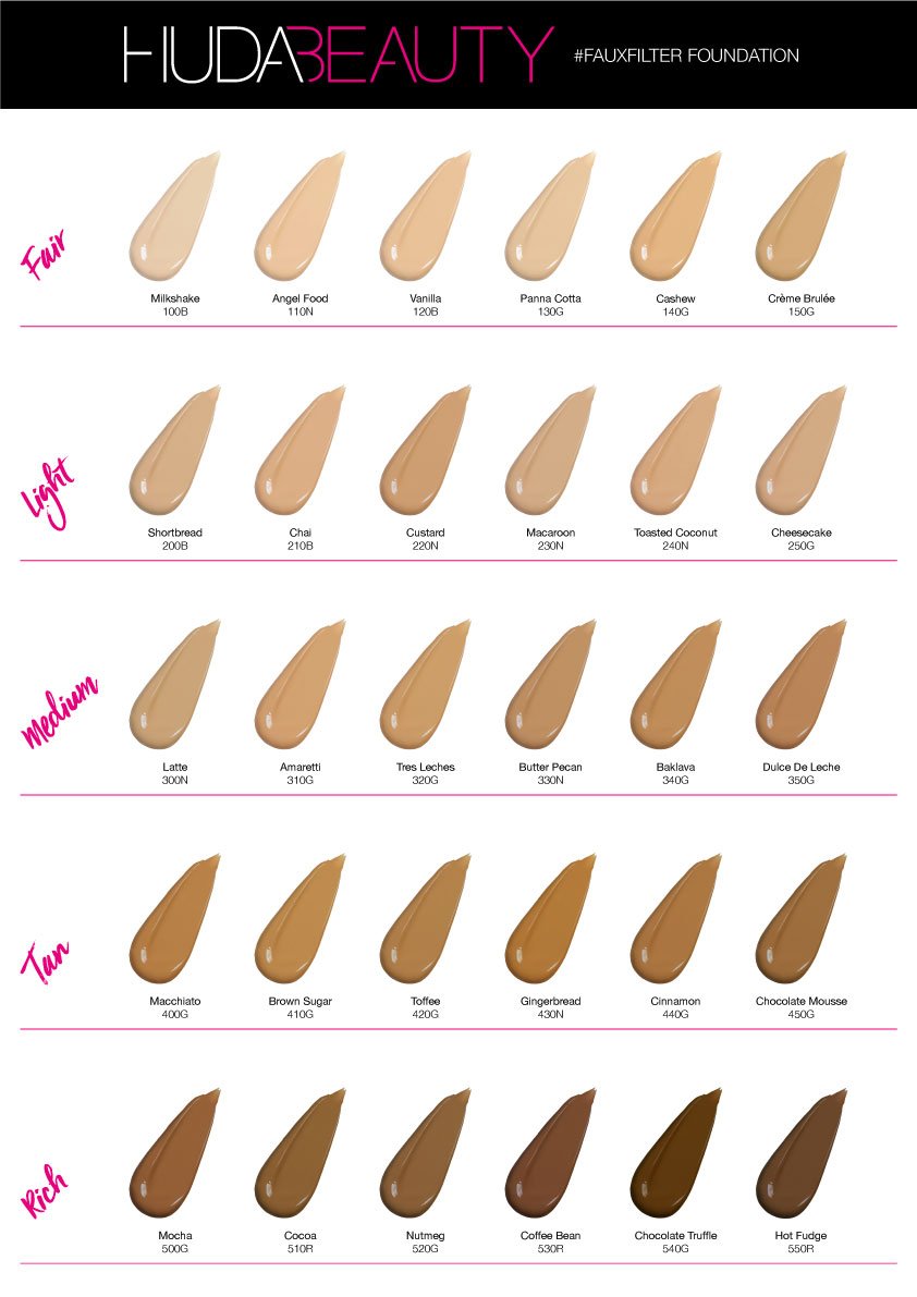 Huda Beauty Faux Filter Foundation in Toffee 420G #FauxFilter