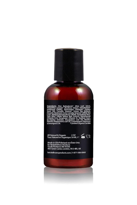 Brickell Men's Daily Essential Face Moisturizer for Men, Natural and Organic Fast-Absorbing Face Lotion with Hyaluronic Acid, Green Tea, and Jojoba, 2 Ounce, Scented