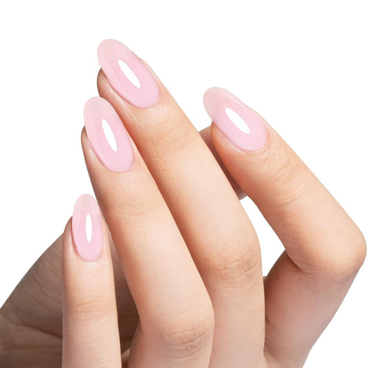 MAYCHAO Creamy Pink Builder Gel for Nails, 15ml Light Pink Nail Strengthener in a Bottle, Nail Extension Hard Gel, Soak Off Long Lasting UV Light Cure