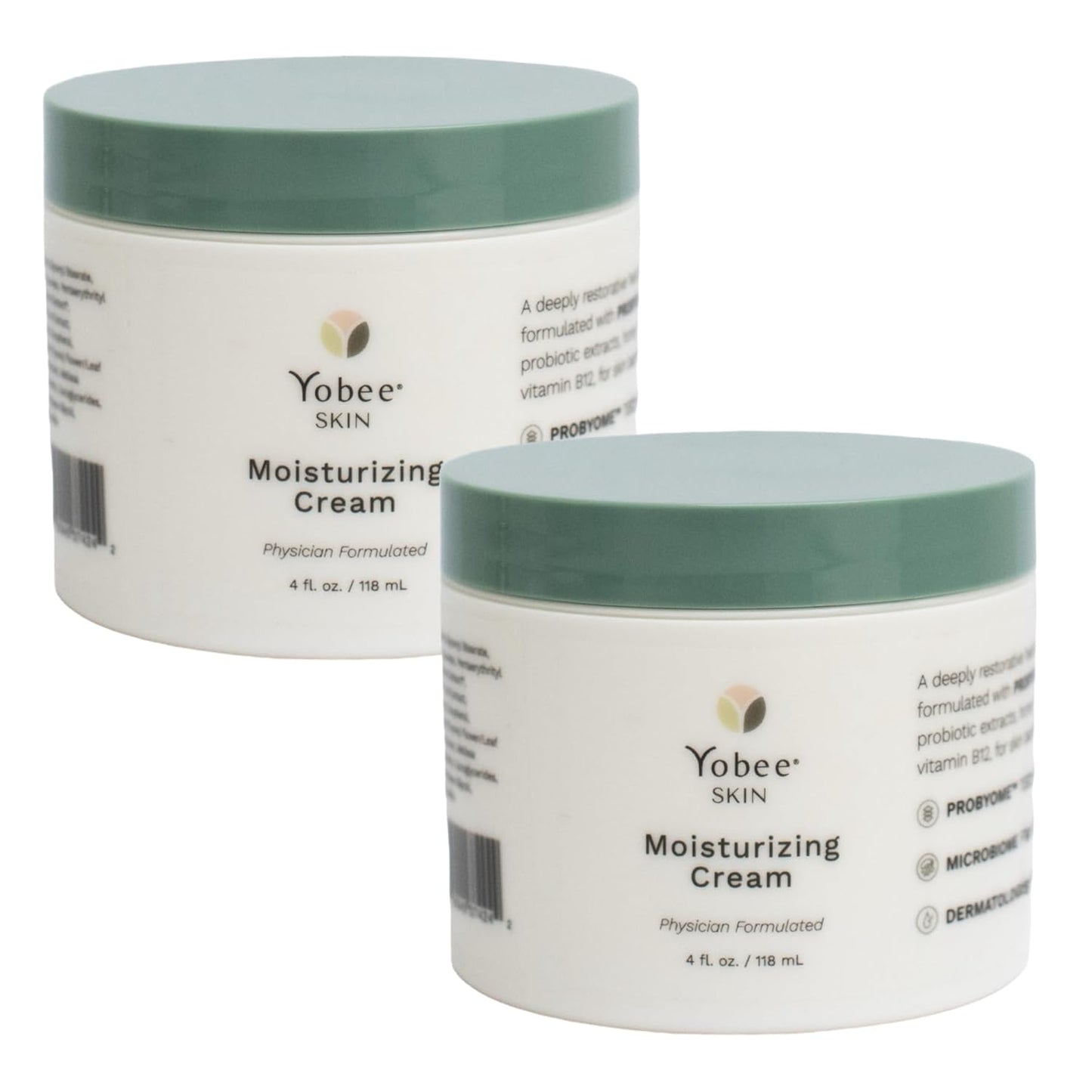 Yobee Body & Face Moisturizing Cream for Dry, Sensitive Skin | Probiotic extracts, Honey, Turmeric, Vitamin B12, Ceramides, Shea Butter | Fragrance Free | For Kids & Adults (2)