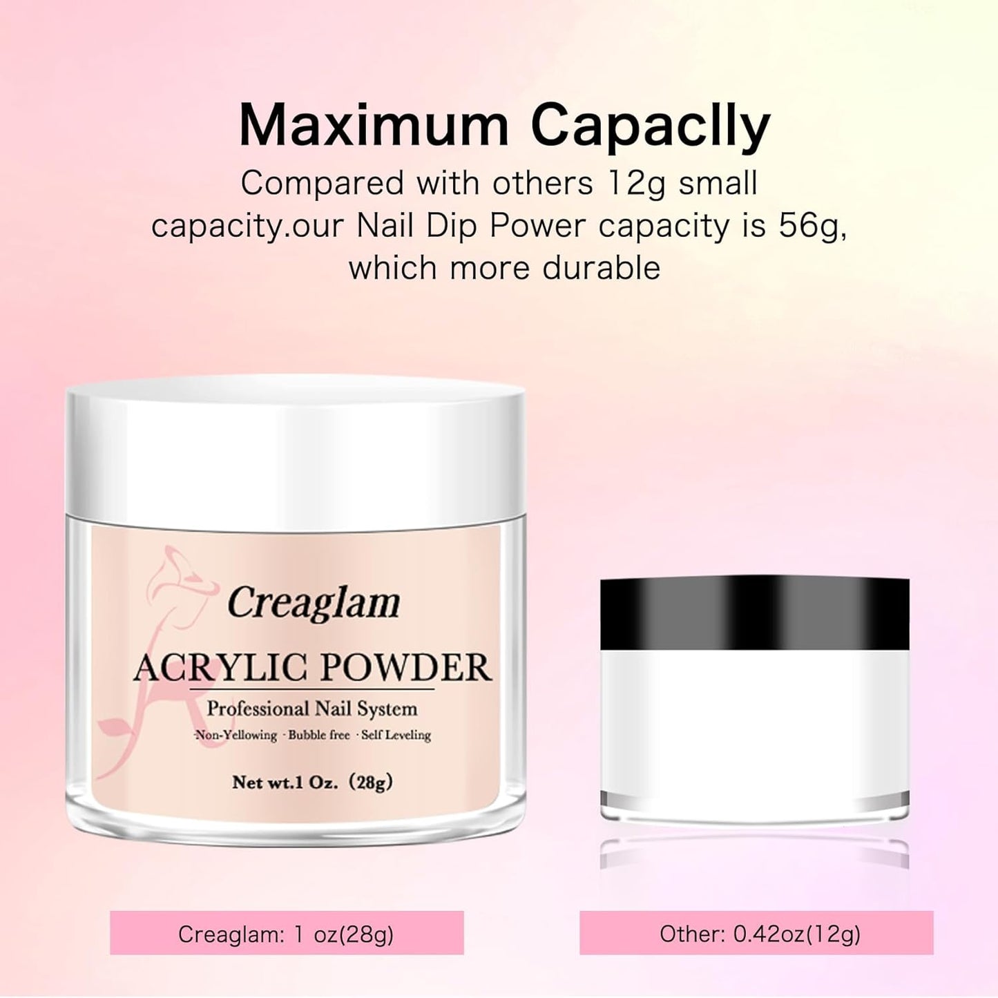 Super Acrylic Powder 28g: 3Pcs Large Capacity Imperial Topaz Carnelian Nail Polymer for 3D Art Carving French Extension - 1oz. Autumn Blonde Professional Acrylic Powder No Need Lamp