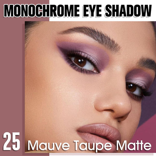 Mauve Taupe Single Matte Eyeshadow Makeup, Neutral Powde Eye Shadow for Women, Brownish Purple Matte Singles Eyeshadow Palette Pigmented Waterproof, sombras para ojos,Girls Eyeshadows Gift 25#