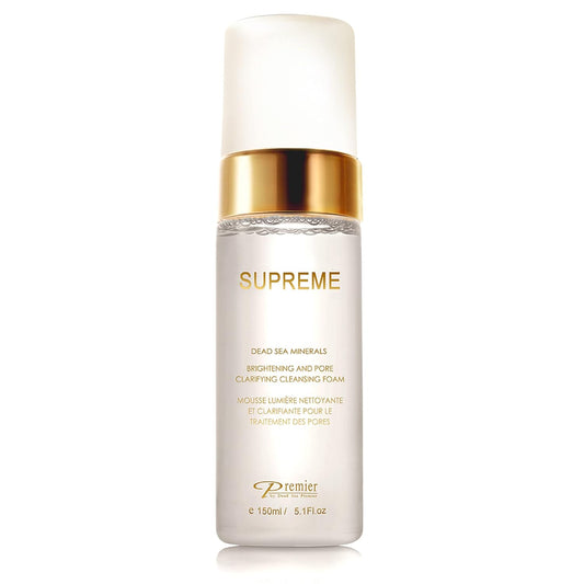 Premier Dead Sea Supreme Brightening & Pore Clarifying Cleansing Foam 5.1 Fl oz