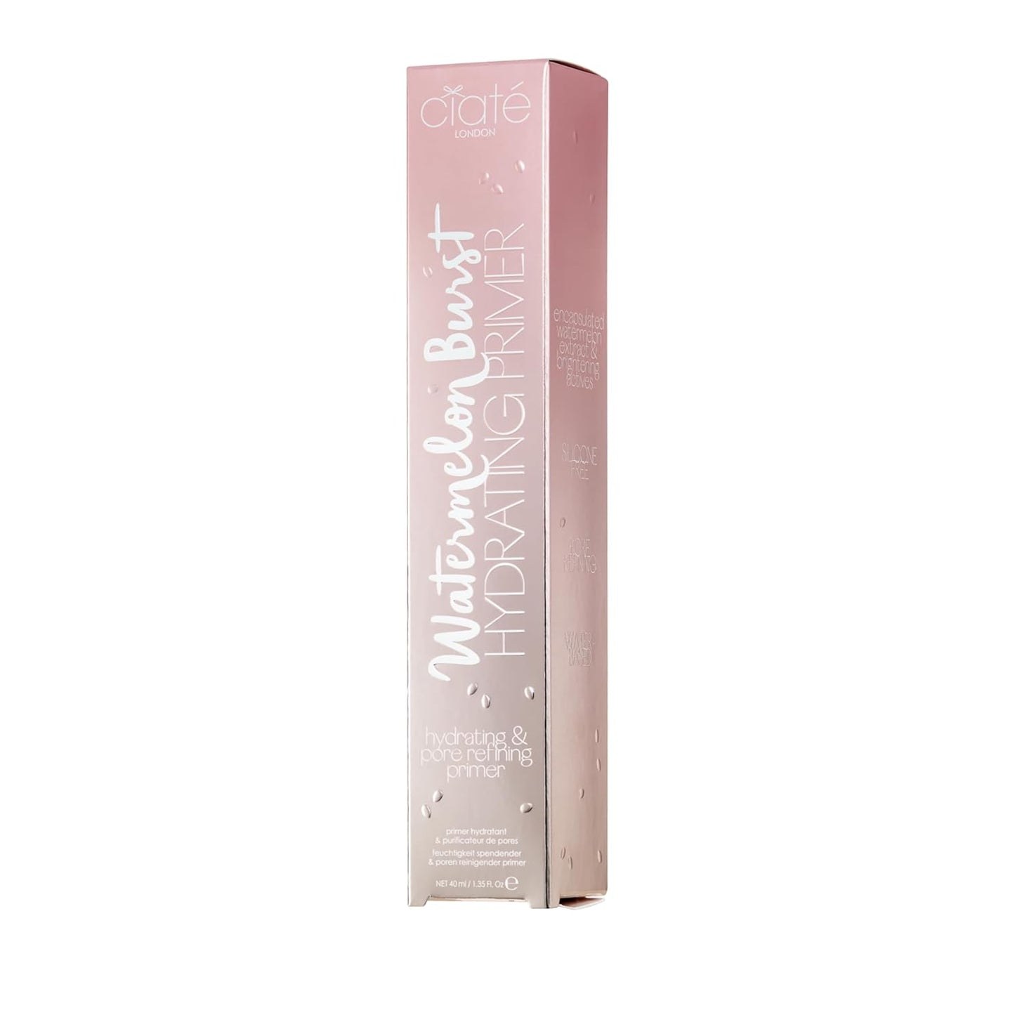 Ciate London Watermelon Burst Hydrating Primer with Niacinamide, Vitamin E, Hyaluronic Acid