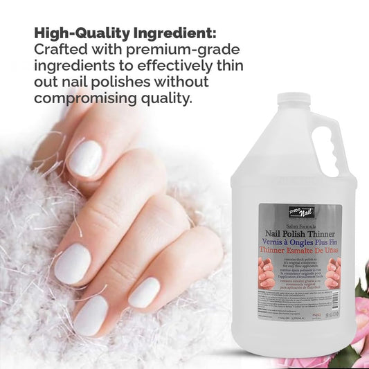 PRONAIL - Nail Polish Thinner - 128Oz - Restore and Revive Your Favorite Polishes